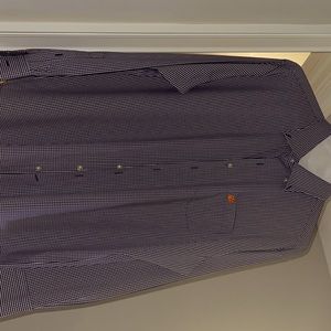 Purple Clemson Peter Millar Dress Shirt